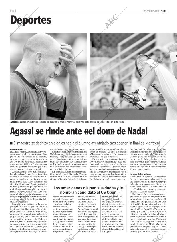 ABC MADRID 16-08-2005 página 68