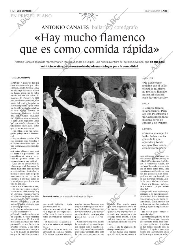 ABC MADRID 16-08-2005 página 82