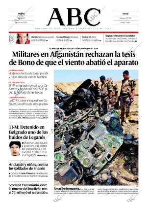 ABC MADRID 18-08-2005 página 1