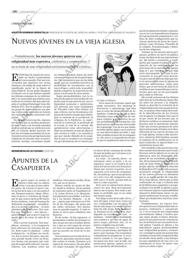 ABC MADRID 18-08-2005 página 49