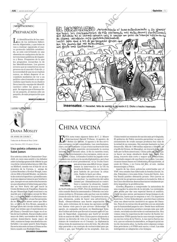 ABC MADRID 18-08-2005 página 5