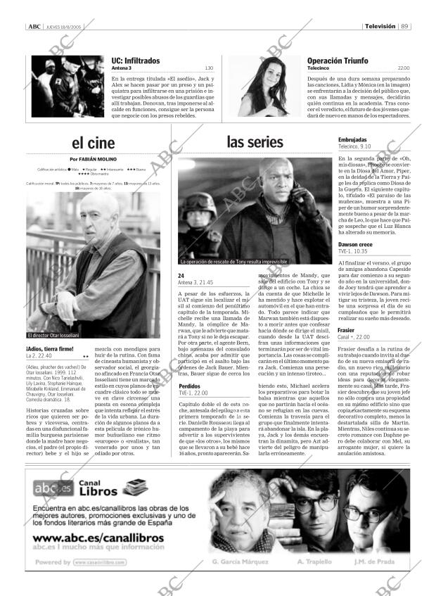 ABC MADRID 18-08-2005 página 89