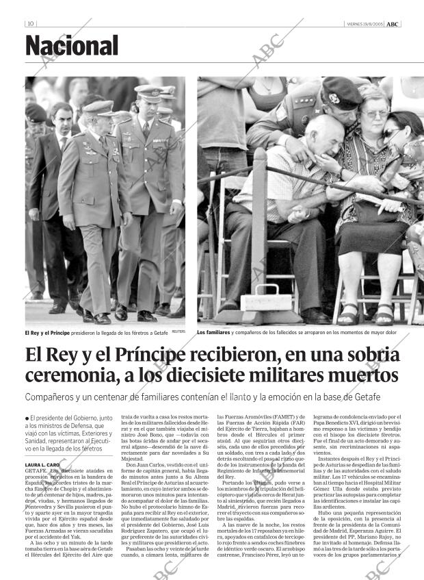 ABC MADRID 19-08-2005 página 10