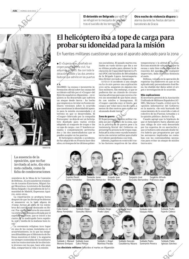 ABC MADRID 19-08-2005 página 11