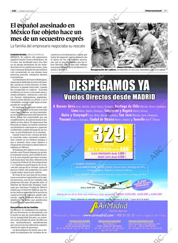 ABC MADRID 19-08-2005 página 29