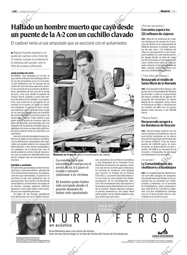 ABC MADRID 19-08-2005 página 33