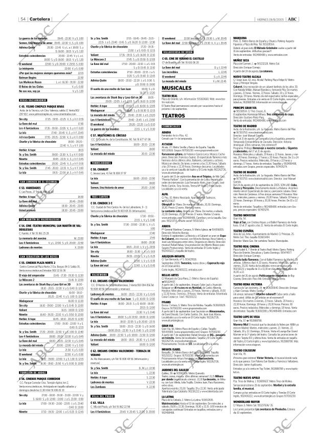 ABC MADRID 19-08-2005 página 54