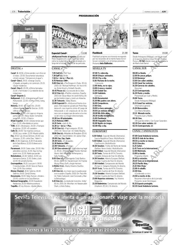 ABC SEVILLA 19-08-2005 página 106