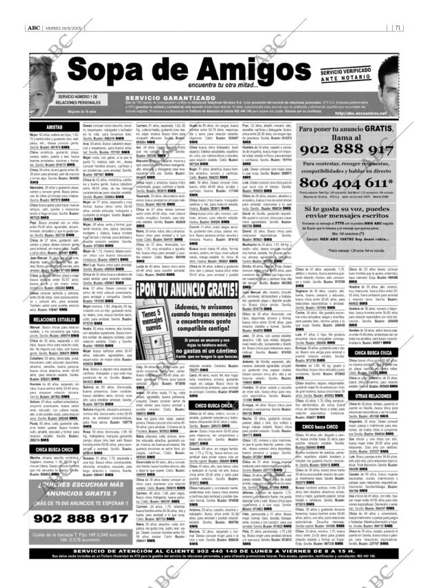 ABC SEVILLA 19-08-2005 página 71
