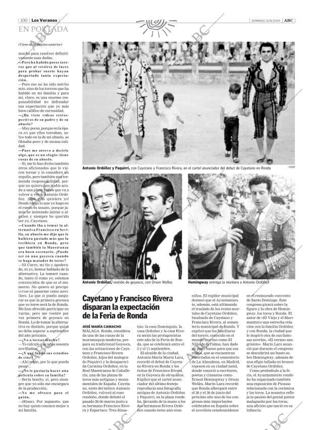 ABC SEVILLA 21-08-2005 página 100