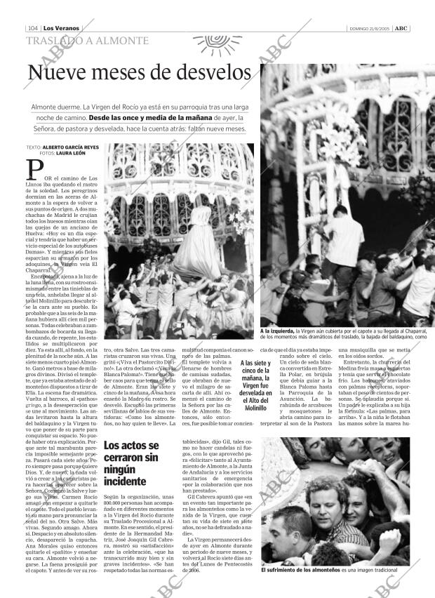 ABC SEVILLA 21-08-2005 página 104