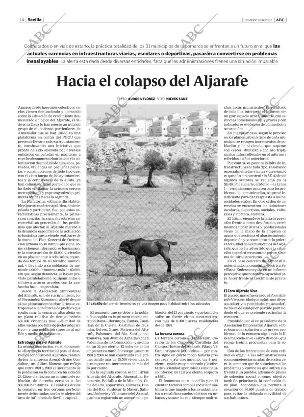 ABC SEVILLA 21-08-2005 página 14