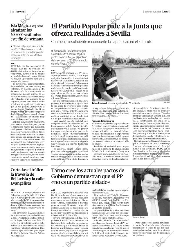 ABC SEVILLA 21-08-2005 página 16