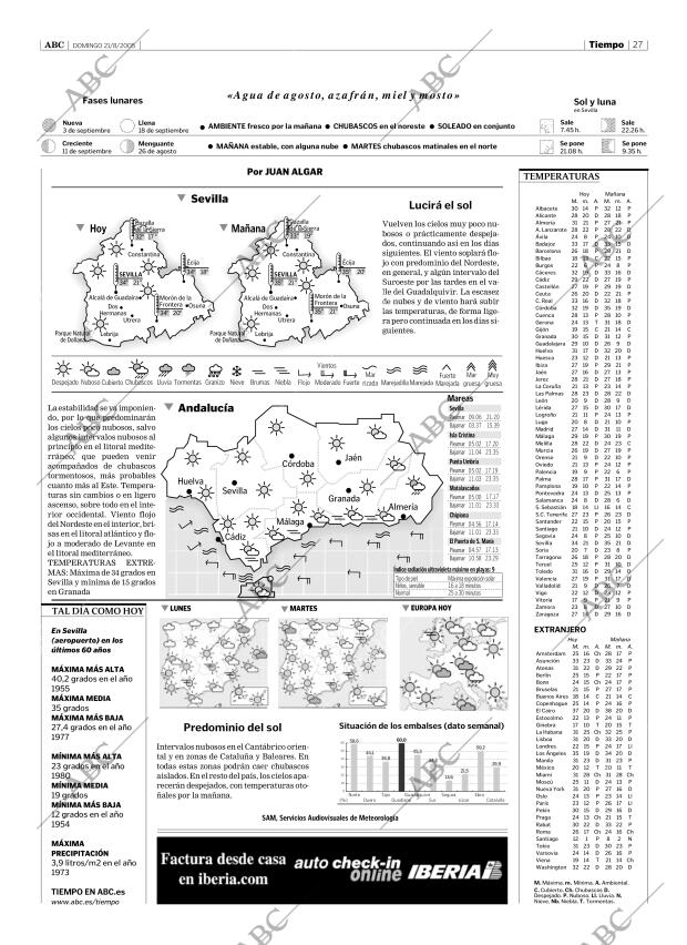 ABC SEVILLA 21-08-2005 página 27