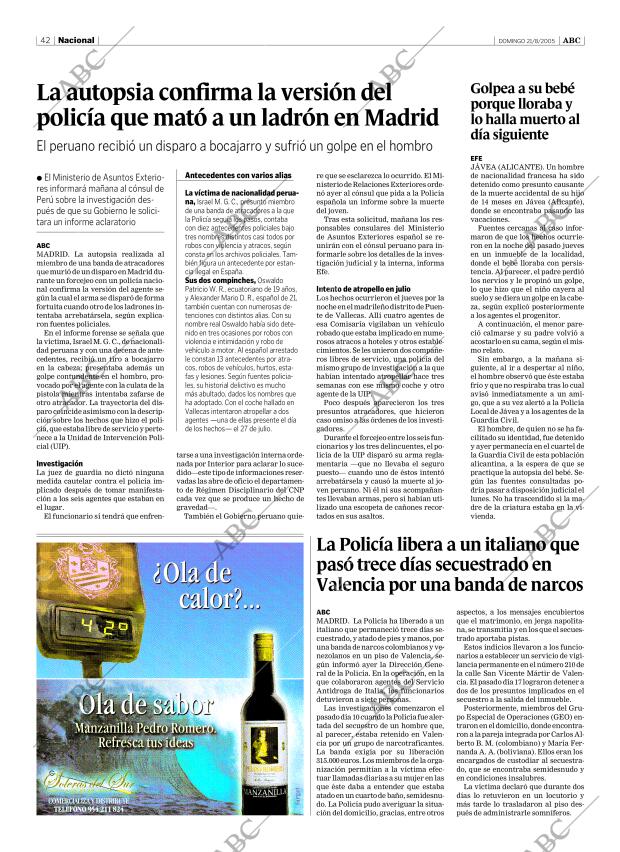 ABC SEVILLA 21-08-2005 página 42