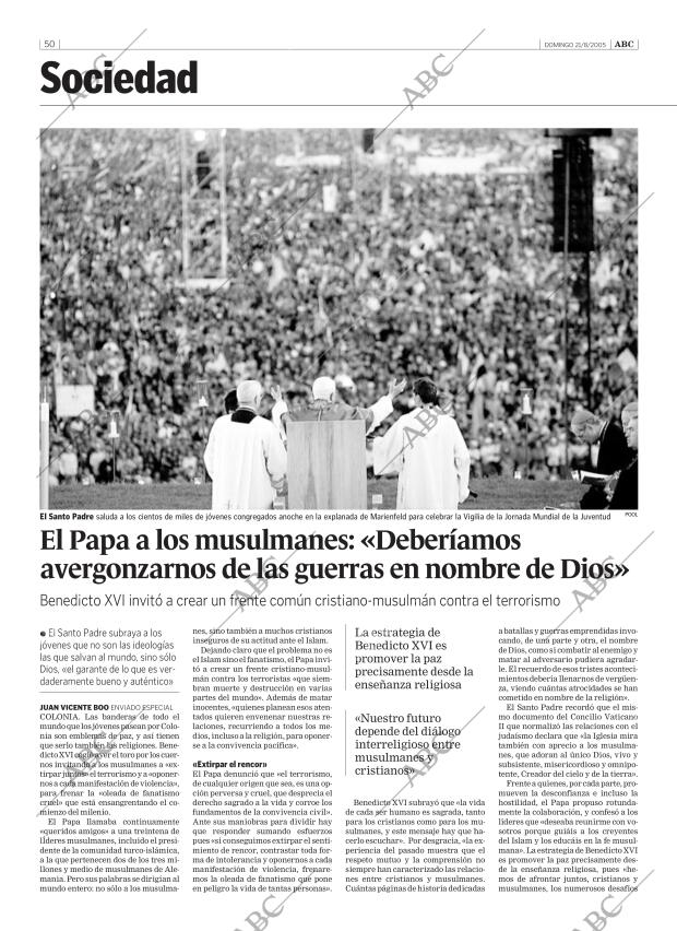 ABC SEVILLA 21-08-2005 página 50