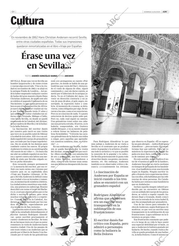 ABC SEVILLA 21-08-2005 página 64