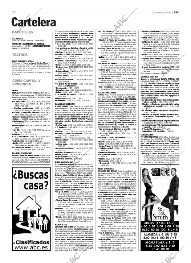 ABC SEVILLA 21-08-2005 página 70