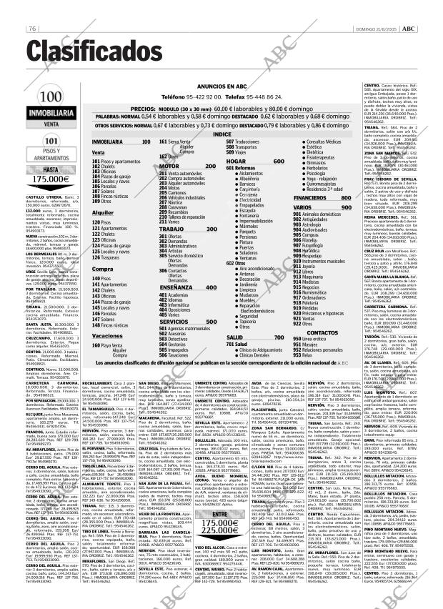 ABC SEVILLA 21-08-2005 página 76