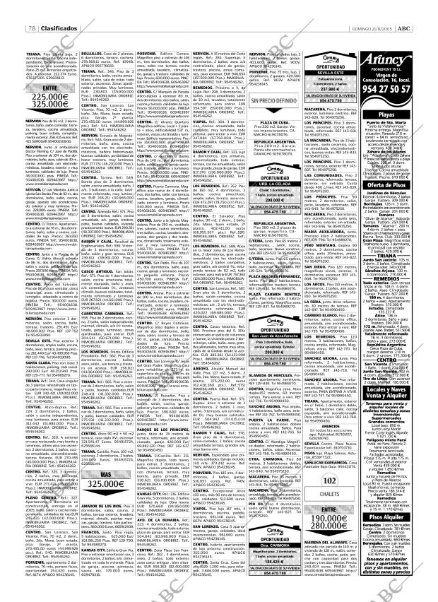 ABC SEVILLA 21-08-2005 página 78
