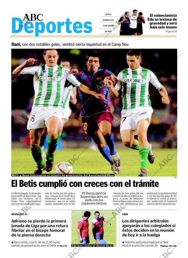 ABC SEVILLA 21-08-2005 página 89