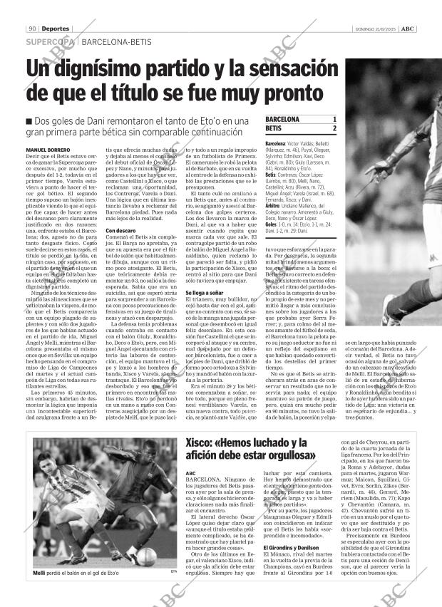 ABC SEVILLA 21-08-2005 página 90