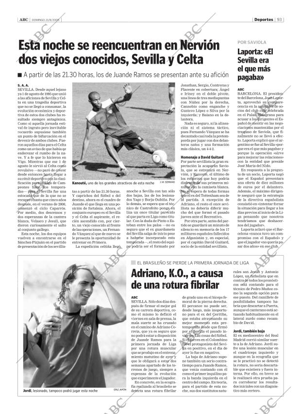 ABC SEVILLA 21-08-2005 página 93