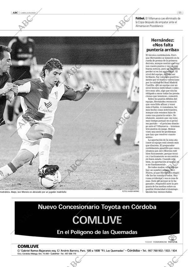 ABC CORDOBA 22-08-2005 página 55