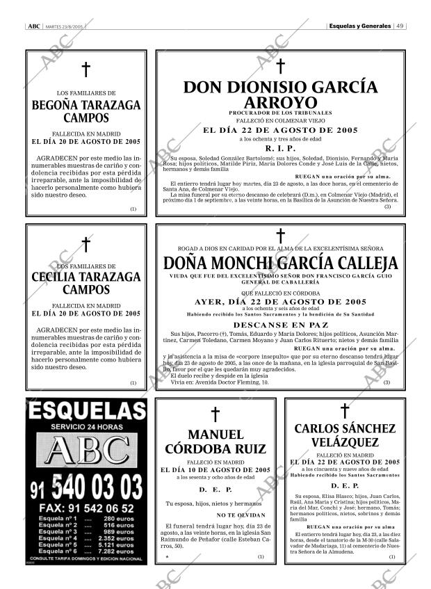 ABC MADRID 23-08-2005 página 49