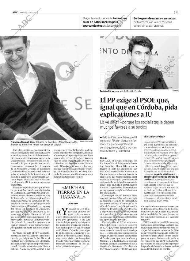 ABC SEVILLA 23-08-2005 página 11