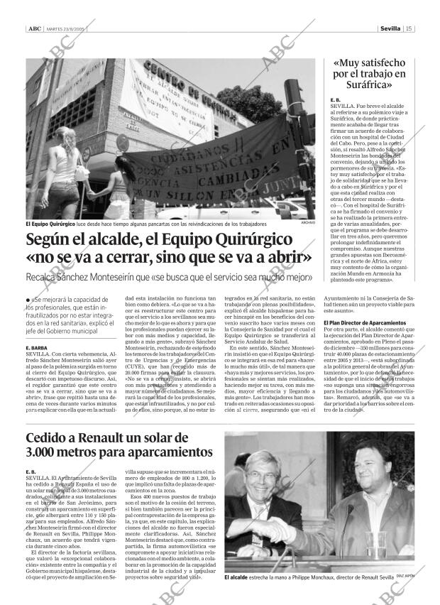 ABC SEVILLA 23-08-2005 página 15