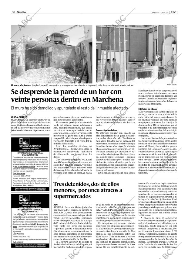 ABC SEVILLA 23-08-2005 página 18
