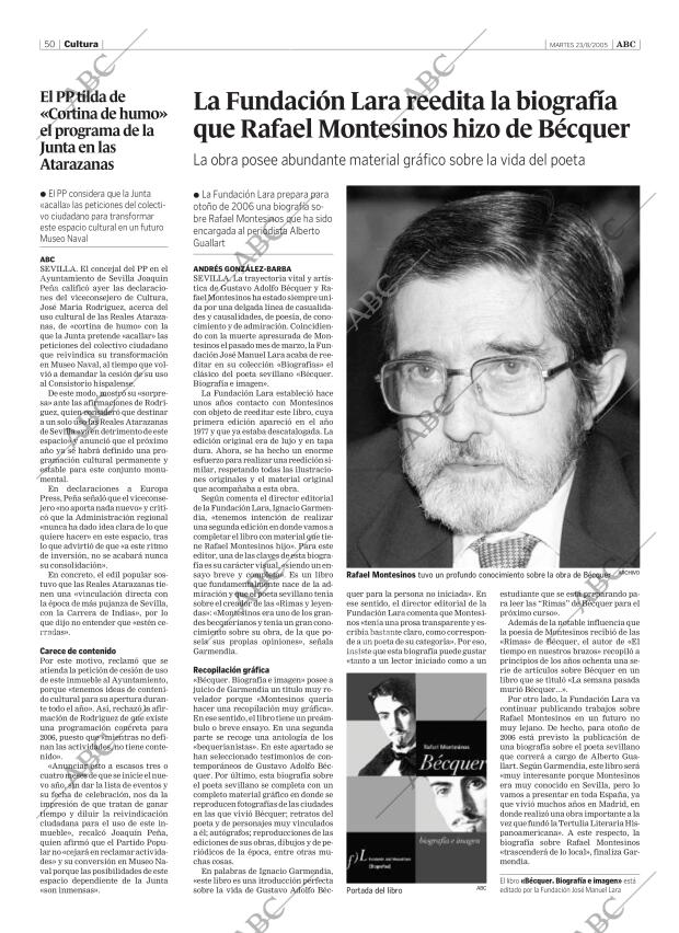 ABC SEVILLA 23-08-2005 página 50