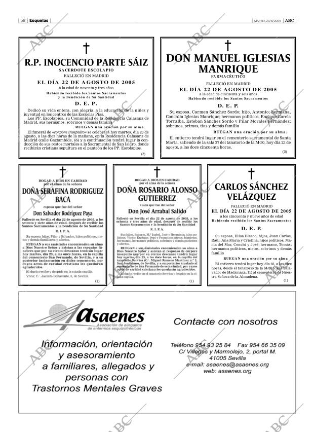 ABC SEVILLA 23-08-2005 página 58