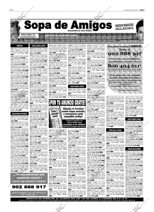 ABC SEVILLA 23-08-2005 página 64
