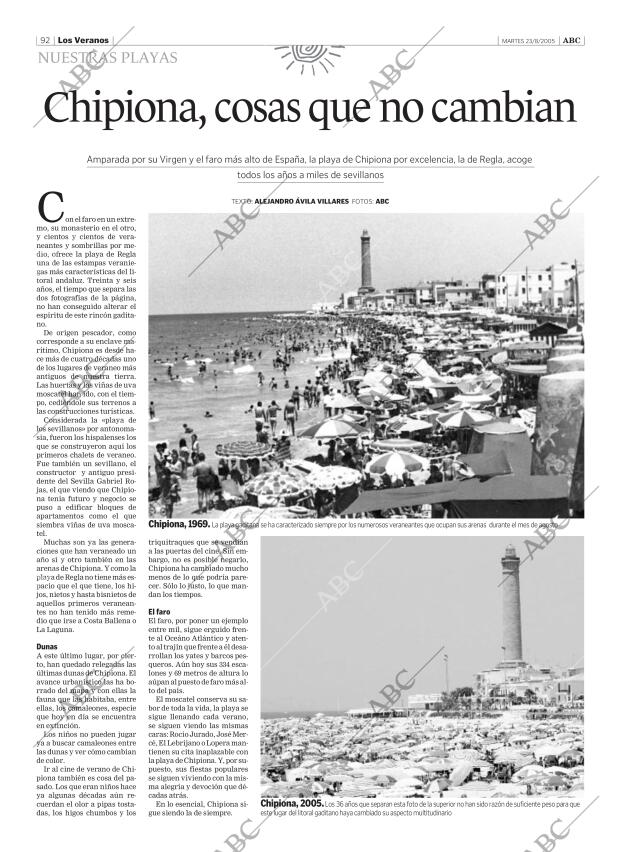 ABC SEVILLA 23-08-2005 página 92