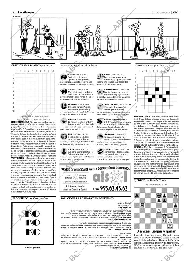 ABC SEVILLA 23-08-2005 página 94