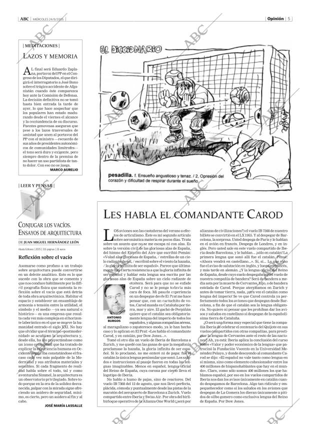 ABC MADRID 24-08-2005 página 5