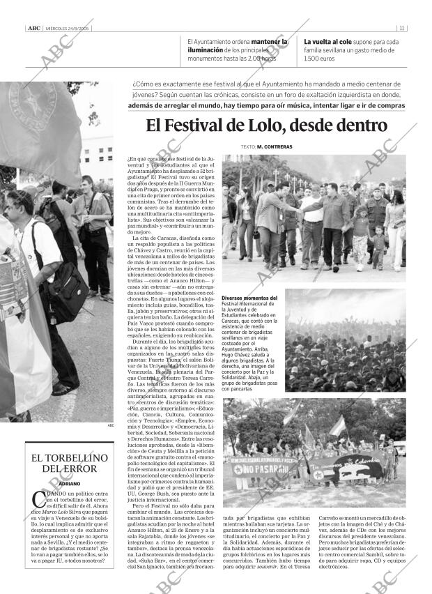 ABC SEVILLA 24-08-2005 página 11