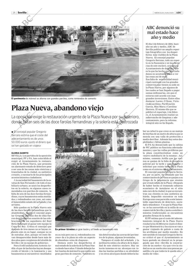 ABC SEVILLA 24-08-2005 página 14