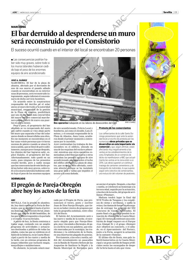 ABC SEVILLA 24-08-2005 página 19