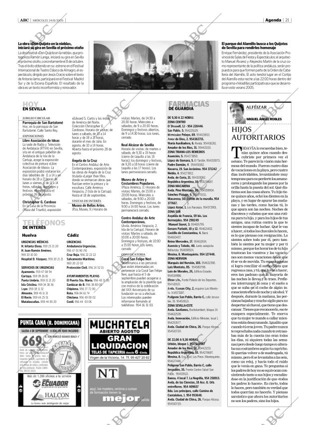 ABC SEVILLA 24-08-2005 página 21