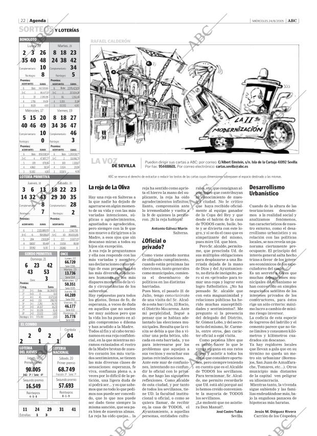 ABC SEVILLA 24-08-2005 página 22