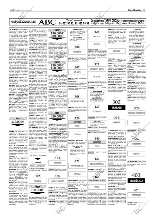 ABC SEVILLA 24-08-2005 página 61