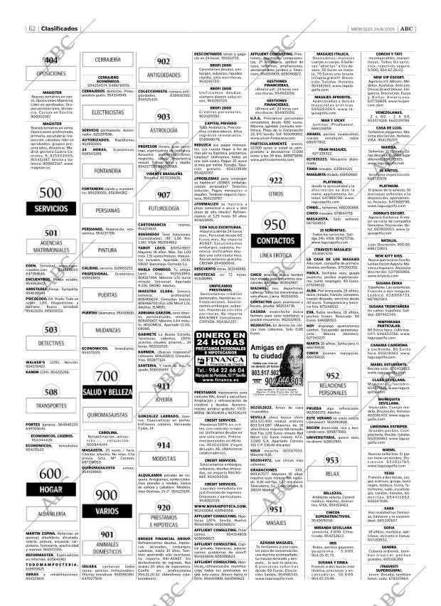 ABC SEVILLA 24-08-2005 página 62