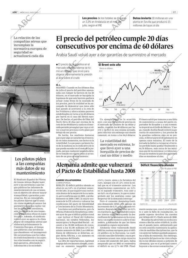 ABC SEVILLA 24-08-2005 página 65