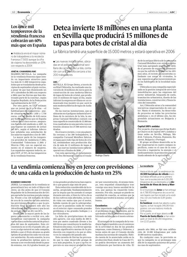 ABC SEVILLA 24-08-2005 página 68