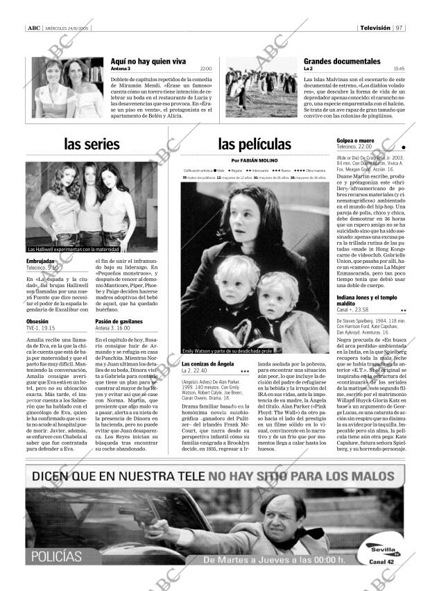 ABC SEVILLA 24-08-2005 página 97