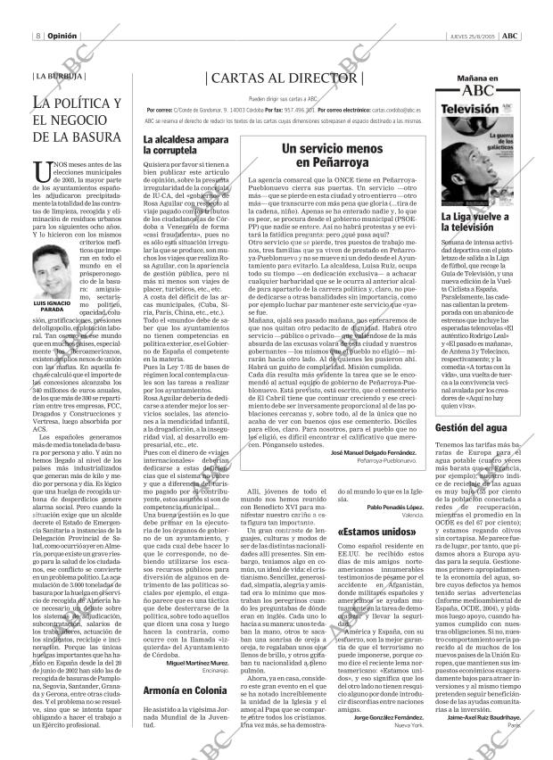 ABC CORDOBA 25-08-2005 página 8