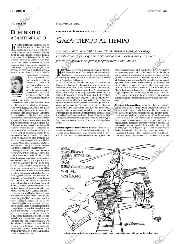 ABC MADRID 25-08-2005 página 6